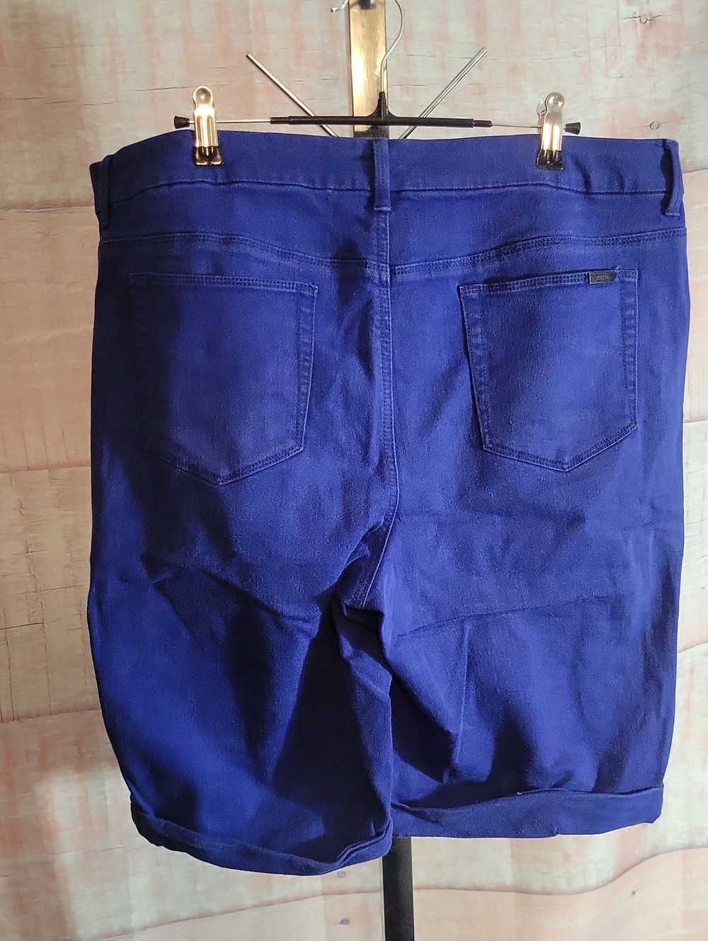 Chico's Cobalt Blue Cuffed Shorts - Picture 4 of 7